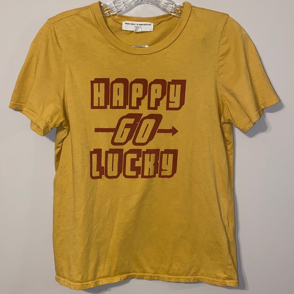 Urban Outfitters Graphic Yellow Tee